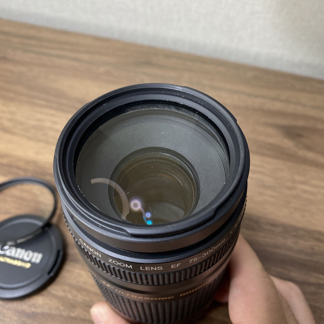 Canon(キヤノン)のCANON EF 75-300mm F4-5.6 Ⅱ USM スマホ/家電/カメラのカメラ(レンズ(ズーム))の商品写真