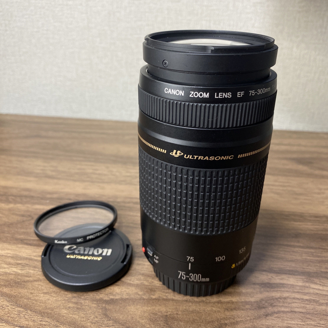 Canon(キヤノン)のCANON EF 75-300mm F4-5.6 Ⅱ USM スマホ/家電/カメラのカメラ(レンズ(ズーム))の商品写真