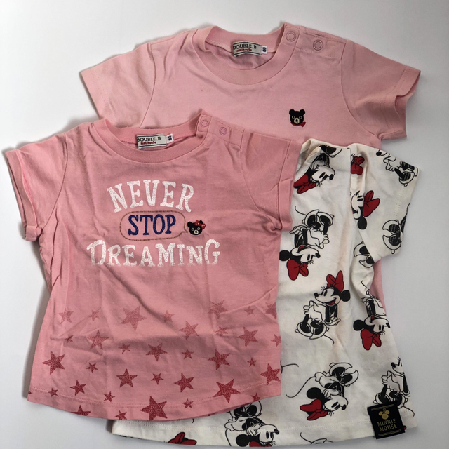 babyGAP(ベビーギャップ)の【まとめ売り】80㎝女の子baby GAP他　夏物トップス　Tシャツ　9点　半袖 キッズ/ベビー/マタニティのベビー服(~85cm)(Ｔシャツ)の商品写真