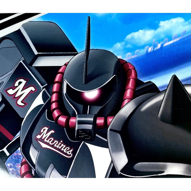 千葉ロッテ限定品HG 1/144 MS-06S ザクII ガンダム40周年記念品