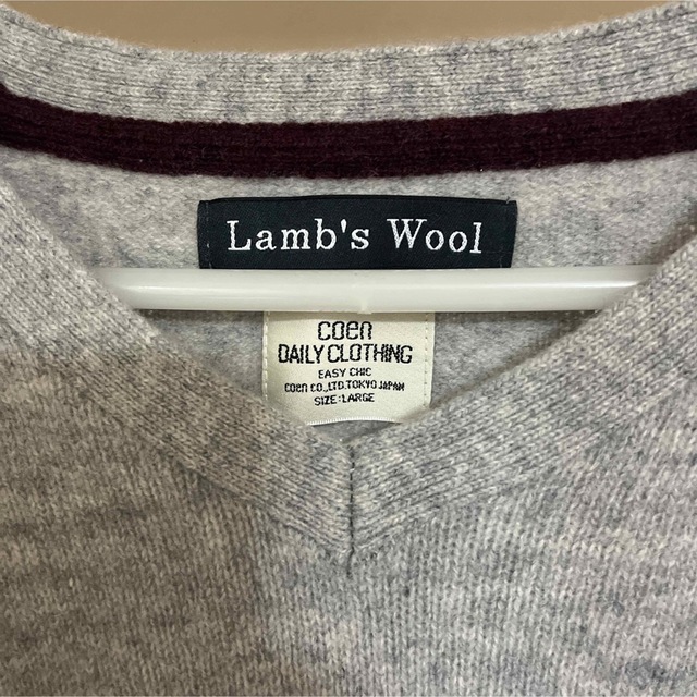 coen(コーエン)のcoen コーエン グレー ニット セーター メンズのトップス(ニット/セーター)の商品写真