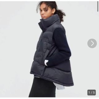 ユニクロ(UNIQLO)のUNIQLO +J  ボリューム　ダウンベスト　xs(ダウンベスト)