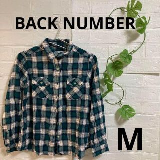 バックナンバー(BACK NUMBER)のa23 BACK NUMBER レディースシャツ　チェック柄シャツ　古着(シャツ/ブラウス(長袖/七分))