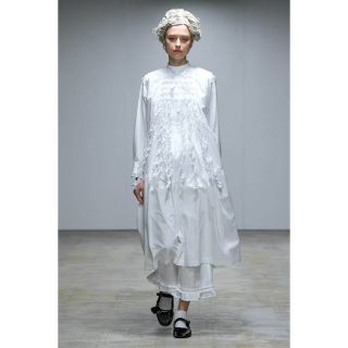 コムデギャルソン(COMME des GARCONS)のtao フリル　ワンピース　コムデギャルソン　タオ　トリコ　tricot(ひざ丈ワンピース)