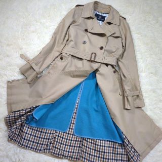 国際ブランド 【美品】Aquascutum eva.gov.co ロングトレンチコート