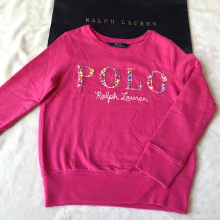 ラルフローレン(Ralph Lauren)のラルフローレン　薄手　トレーナー　ピンク　130 7(Tシャツ/カットソー)