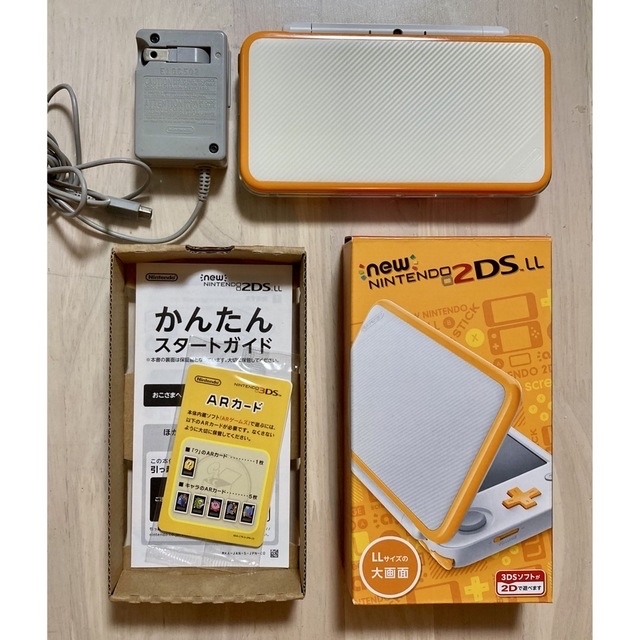 Nintendo NEW ニンテンドー 2DS LL ホワイト/オレンジ