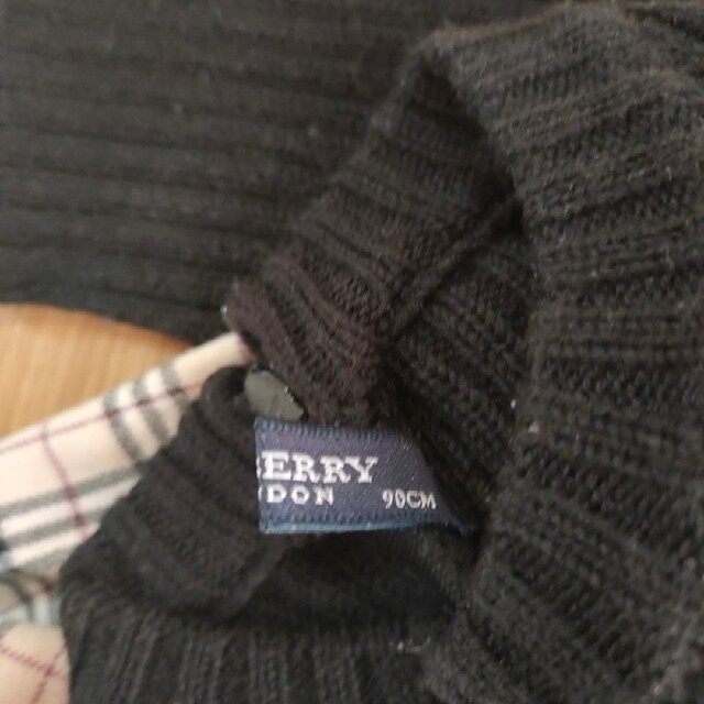 バーバリー 日本製 ニットワンピース ノバチェック カシミヤ バーバリー 日本製 ニットワンピース ノバチェック カシミヤ