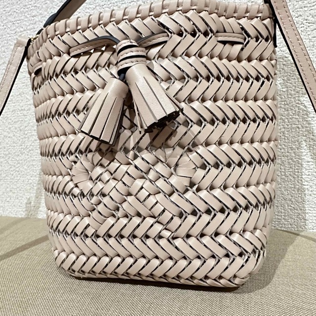 ラッピング無料】 HINDMARCH ANYA - HINDMARCHピンクベージュ2way