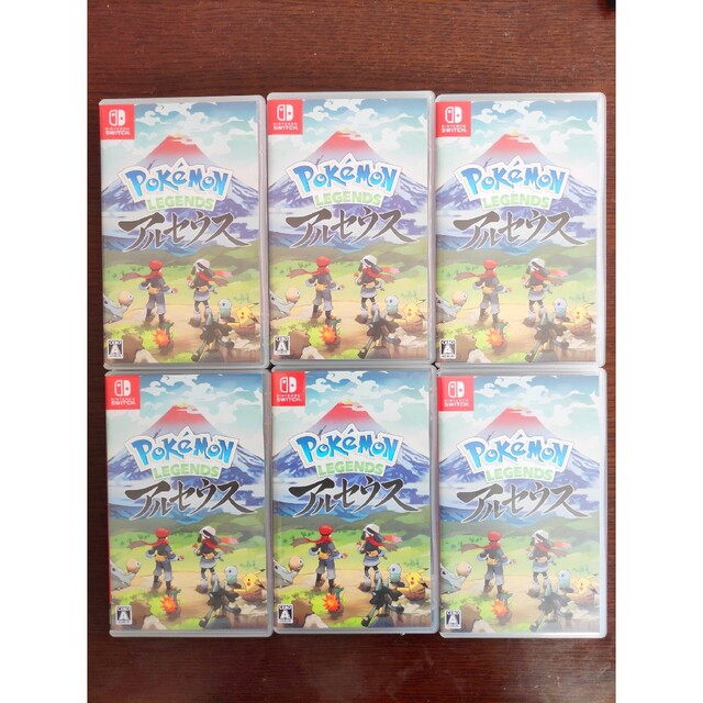 6本セット！即日発送【Switch】 Pokemon LEGENDS アルセウス