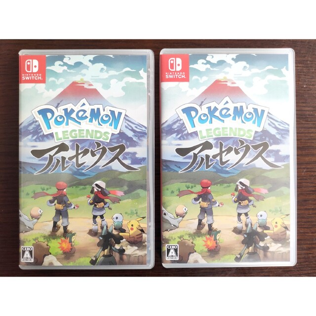 1人6本セット！即日発送【Switch】 Pokemon LEGENDS アルセウス