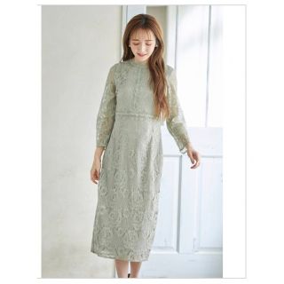 トッコクローゼット(TOCCO closet)のトッコクローゼット　タイトワンピース　ミント　グリーン(ひざ丈ワンピース)