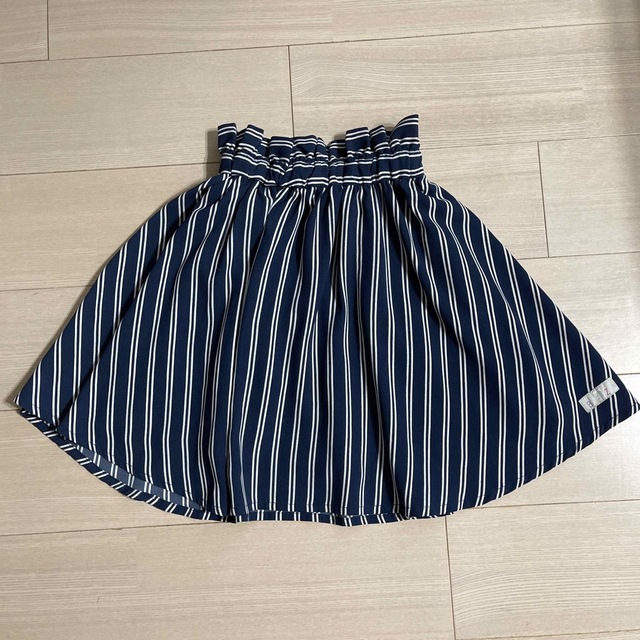 BREEZE(ブリーズ)のBREEZEブリーズ ストライプスカート 美品 キッズ/ベビー/マタニティのキッズ服女の子用(90cm~)(スカート)の商品写真