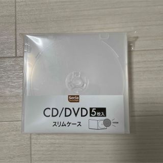 セリア CD/DVDスリムケース(CD/DVD収納)