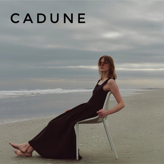 CADUNE カデュネ　ボレロ付きニットワンピース