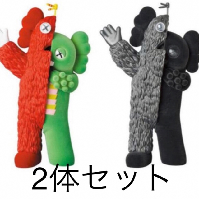 MEDICOM TOY(メディコムトイ)のKACHAMUKKU KAWS Original&black colorway エンタメ/ホビーのフィギュア(その他)の商品写真