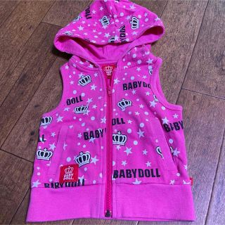 ベビードール(BABYDOLL)の美品　BABYDOLL 袖なしパーカー(その他)