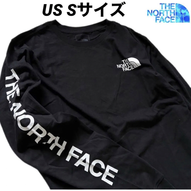 【海外限定】TNF ロンT  ブラック US/S 日本サイズM