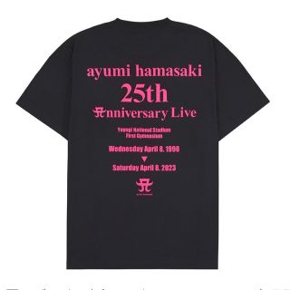 浜崎あゆみ　25周年　Tシャツ　XXLサイズ　BLACK