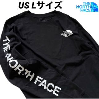 ザノースフェイス(THE NORTH FACE)の【海外限定】TNF ロンT  ブラック US/L 日本サイズXL(Tシャツ/カットソー(七分/長袖))