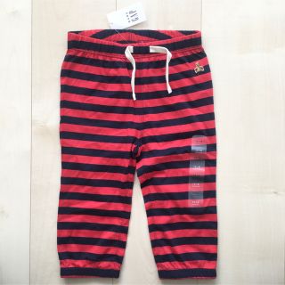 ベビーギャップ(babyGAP)の新品 ベビーギャップ ボーダー パンツ 80(パンツ)