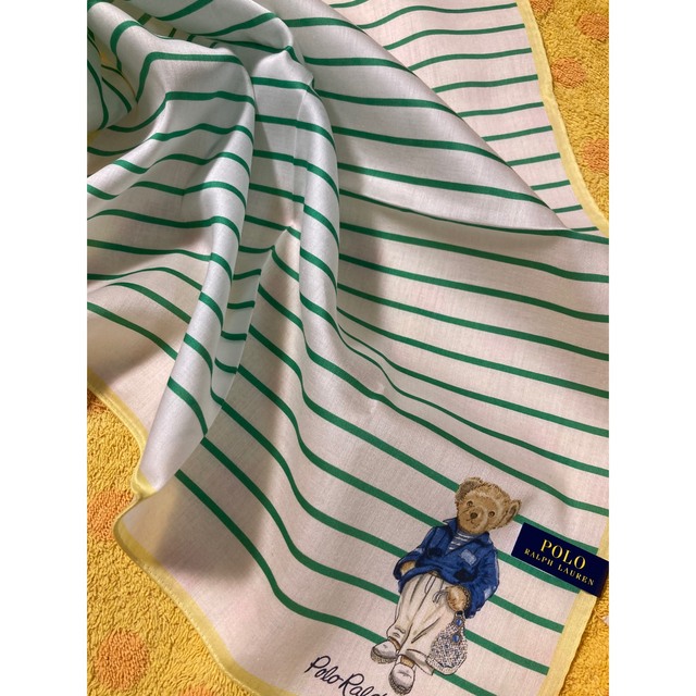 POLO RALPH LAUREN(ポロラルフローレン)のポロラルフローレン　ハンカチ　ベア メンズのファッション小物(ハンカチ/ポケットチーフ)の商品写真