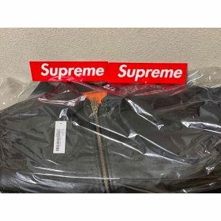 supreme denim sleeve ma-1 L　black 2023ss