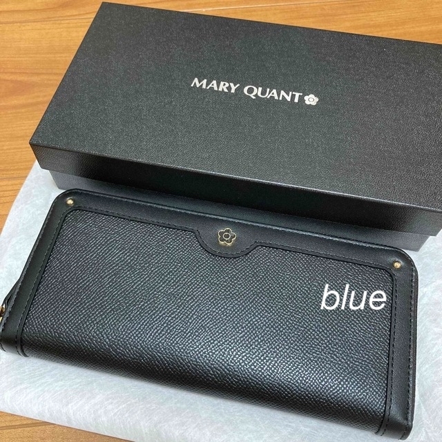 MARY QUANT(マリークワント)のマリークワント　長財布　牛革　黒 レディースのファッション小物(財布)の商品写真