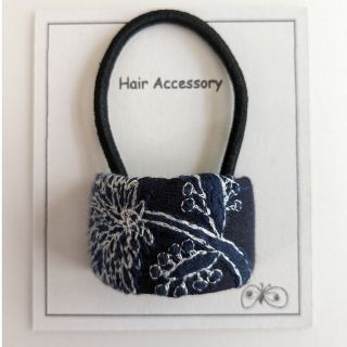 45*　ミナペルホネン ヘアゴム ハンドメイド(ヘアアクセサリー)