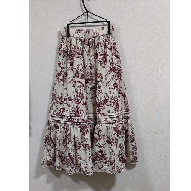 herlipto  Autumn Botanical Printed Skirt レディースのスカート(ロングスカート)の商品写真