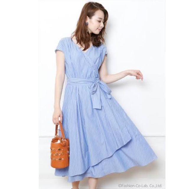 JUSGLITTY ジャスグリッティー カシュクールワンピース JUSGLITTY ジャスグリッティー カシュクールワンピース