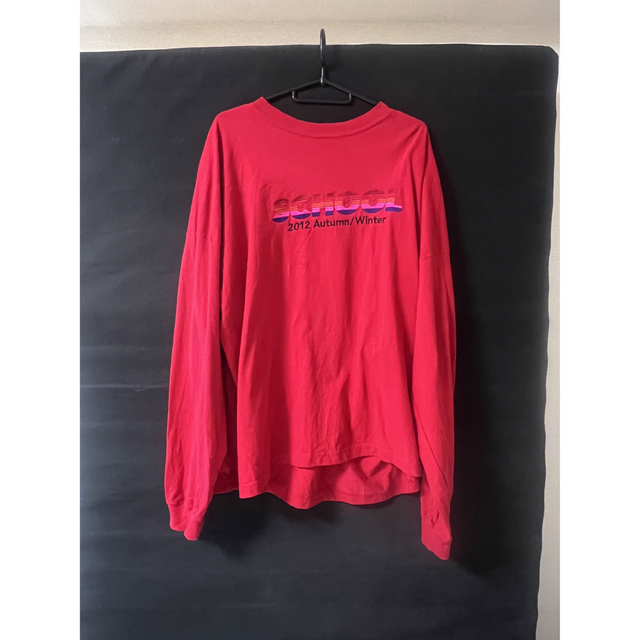 Jieda(ジエダ)のDAIRIKU 22AW SCHOOL Embroidery Vintage T メンズのトップス(Tシャツ/カットソー(七分/長袖))の商品写真