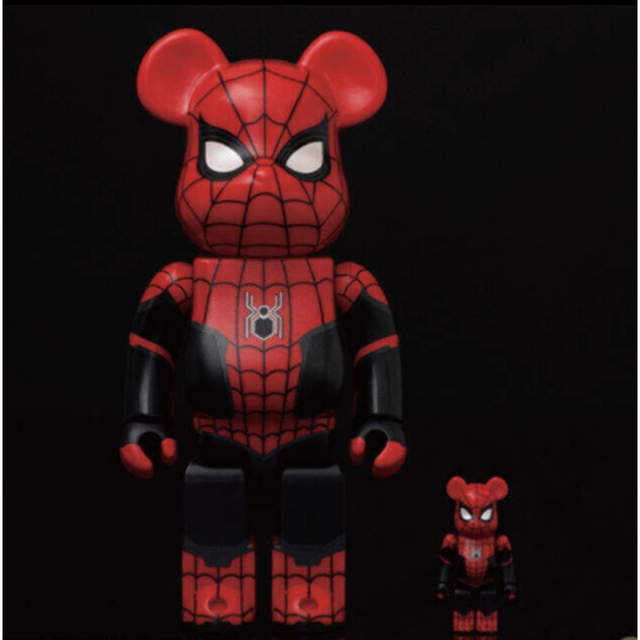 BE@RBRICK SPIDER-MAN UPGRADED 100%&400%