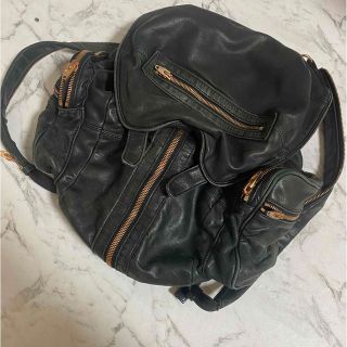 ALEXANDER WANG 2way バックパック　レザー　ピンクゴールド