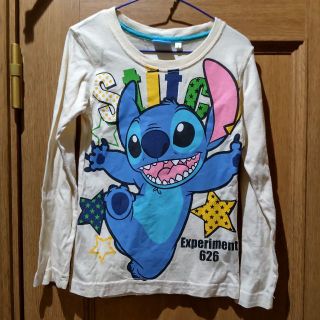 ディズニー(Disney)のディズニー　スティッチのＴシャツ(長袖)　サイズ８　<d094>(Tシャツ/カットソー)