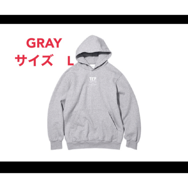 1LDK SELECT(ワンエルディーケーセレクト)の【新品L】ENNOY TEP Hoodie Gray エンノイ メンズのトップス(パーカー)の商品写真