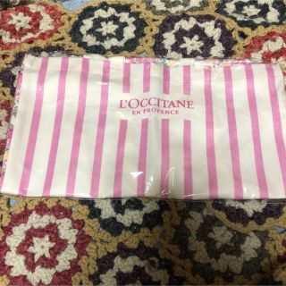 ロクシタン(L'OCCITANE)のロクシタン ピンクストライプ ダブルフロントトート(トートバッグ)