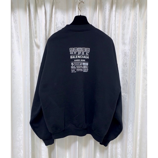 送料無料(沖縄配送) BALENCIAGA XRATED クルーネック スウェット L