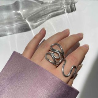 curve line ring _カーブ ライン リング(リング(指輪))