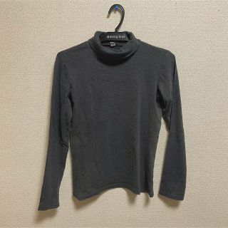 ユニクロ(UNIQLO)のUNIQLO ユニクロ　ダークグレー　濃灰色　タートルネック　ハイネック(Tシャツ(長袖/七分))