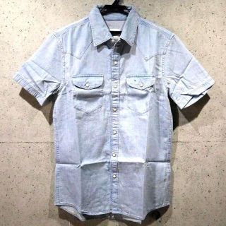 アメリカンイーグル(American Eagle)の【新品/送料込】Ｓ★AEO/アメリカンイーグル デニムウェスタン半袖シャツ★(シャツ)