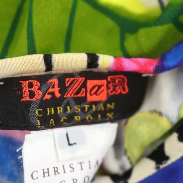 クリスチャンラクロワ バザール BAZaR カットソー 総柄 半袖 L