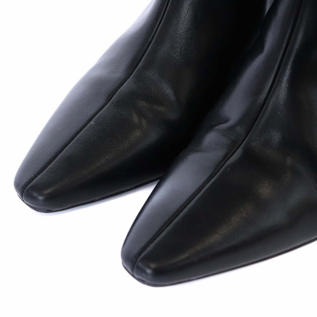 SNIDEL(スナイデル)のスナイデル ロングブーツ ハイヒール チャンキーヒール ポインテッドトゥ レザー レディースの靴/シューズ(ブーツ)の商品写真