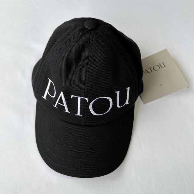 PATOU - 【新品未着用 】Patouコットン パトゥ キャップ 帽子 ブラック