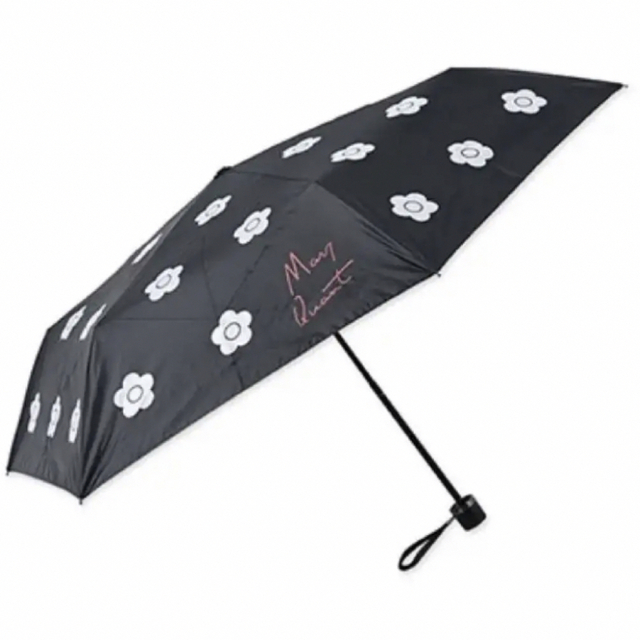 MARY QUANT(マリークワント)のマリークワント　折り畳み傘　晴雨兼用　黒 レディースのファッション小物(傘)の商品写真