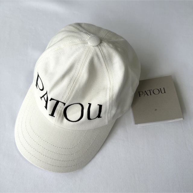 PATOU - 新品未着用 Patouコットン パトゥ キャップ 帽子 白(クリーム 