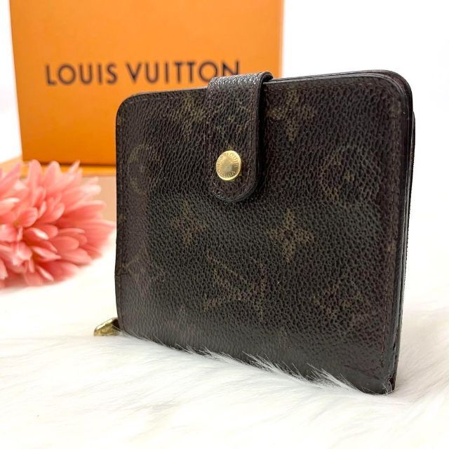 LOUIS VUITTON - ルイヴィトン 二つ折り財布 コンパクトジップ