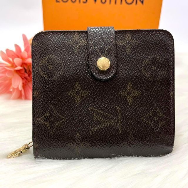 LOUIS VUITTON - ルイヴィトン 二つ折り財布 コンパクトジップ