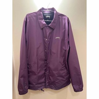 STUSSY - stussy コーチジャケット 紫の通販 by ゆーま's shop STUSSY - stussy コーチジャケット 紫の通販 by ゆーま's shop