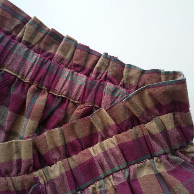 ehka sopo(エヘカソポ)のSM2☆エヘカソポ／総ウエストゴム(細リボン)チェック柄ロングスカート レディースのスカート(ロングスカート)の商品写真